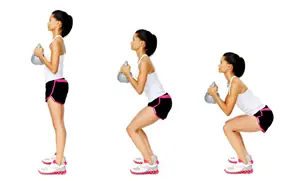 kettlebell squat